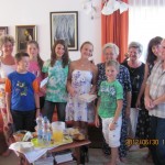 A Győry család nappalijában